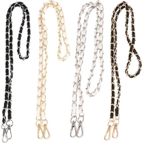 PU Leather Crossbody Bag Chain Strap Replacement for Handle Purse Handbag Shoulder Bag