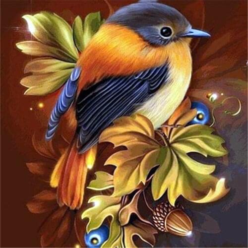 Bird Animal Flower DIY 11CT Cross Stitch Embroidery Kits Needlework Craft Set Cotton Thread Printed Canvas Home Room