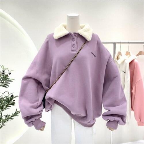 Autumn Winter Women Oversized Hooded Sweatshirts Black Hoodie Sweatshirt Hoodies Ladies Long Sleeve Casual Warm Pullover