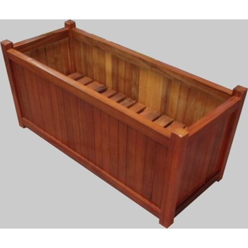 Custom anticorrosive wood box Outdoor combination box Wooden box carbide Solid wood box Planter for playground square park