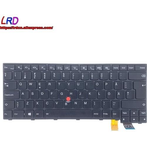 Disassembly is Suitable for Lenovo Thinkpad T460P Laptop 00UR421 00UR381 Sweden Backlit Keyboard