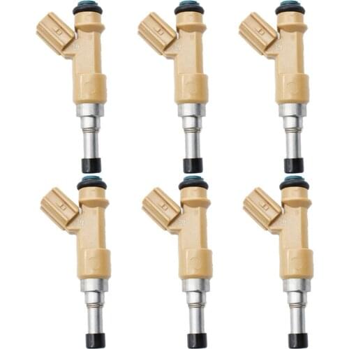 6PCS/lot Fuel Injector 23250-31100 23209-31100 2325031100 2320931100 For TOYOTA Land Cruiser Prado