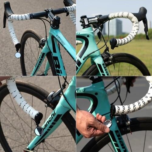 Bike Rear View Mirror Road Mountain Bicycle Adjustable Handlebar Plug Bicycle Rearview Mirror Bicycle Accessories NEW 2021 BR