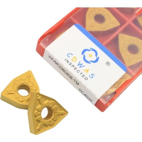 High quality WNMG080408 TM PC4015 Carbide insert milling turning tool Lathe tool Turning insert for machining steel parts
