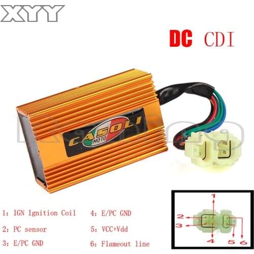 DC Fired High Performance Alloy Racing CDI Box for GY6 50cc 150cc 139QMB 152QMI 157QMJ Scooter Moped ATV Go Kart (NO REV LIMIT)