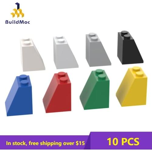 10PCS MOC 3678 2x2 265 Degrees Inclined MOC Building Blocks MOC Parts Kids DIY Puzzle Creative Educational Toys Best Gifts