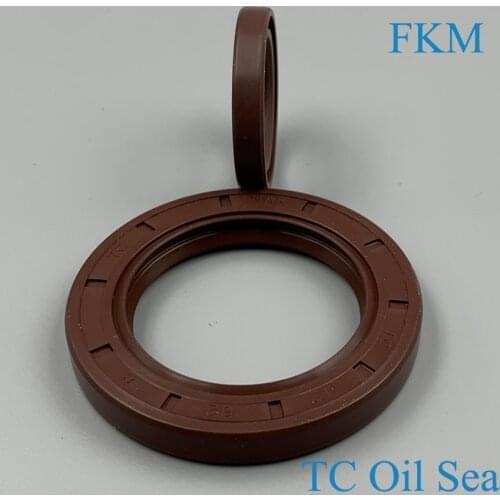 19*35*7/10 19x35x7/10 19.9*44.5*8 19.9x44.5x8 Fluoro FKM Fluorine Rubber Spring Two Lip TC Gasket Radial Shaft Skeleton Oil Seal