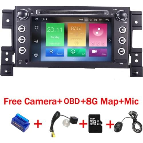 4G+32G 8 Core Android 8.1 car radio multimedia player for Suzuki grand vitara dvd gps with steering wheel Wifi 4G OBD BT SD Map