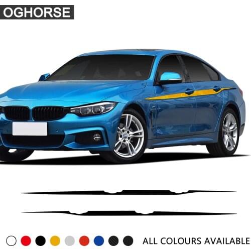 Car Styling Door Side Upper Stripes Waistline Vinyl Decal Stickers for BMW 4 Series Gran Coupe F36 Accessories