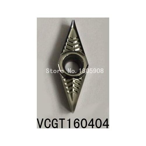 Free Shipping 10 Pcs VCGT160404 No Coating Aluminum Inserts Cutter Carbide Alloy for Lathe Holder SVJCR
