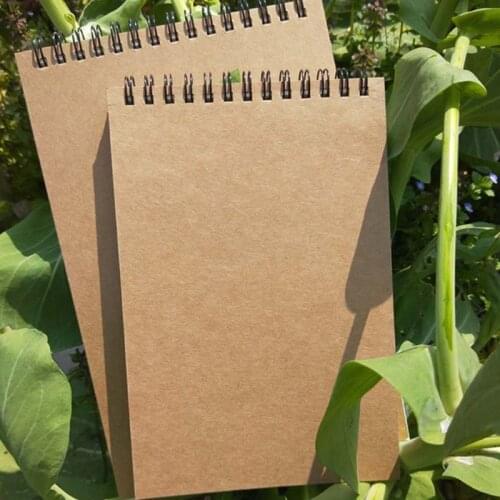 50 Sheets A5 Watercolor Drawing Art Paper Sketchbook Spiral Notebook Inner Blank White Paper Notebook for Painting Writing