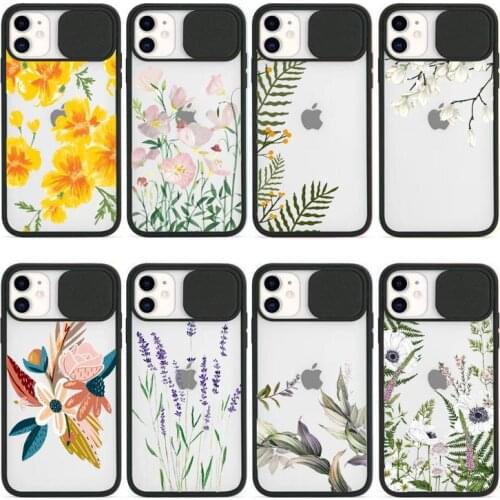 Beautiful flower art deisgn Phone Case Transparent for iPhone 7 8 11 12 se 2020 mini pro X XS XR MAX Plus
