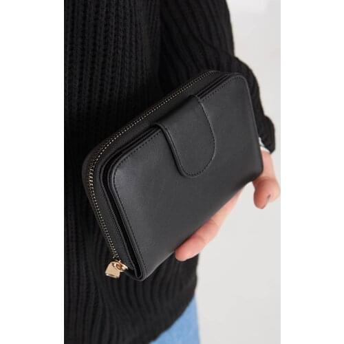 Womens Black Wallet CZDN77 - F7 ADX-0000023256