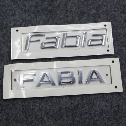 Apple to FABIA fabia 1.4 1.6 Post character mark Rear vehicle logo Car displacement alphabet labeling
