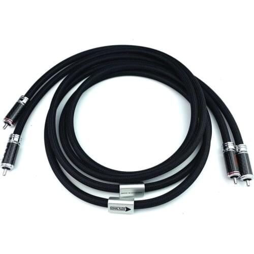 Hifi Hi-end Gryphon VIP Series Interconnect RCA Cable Carbon Fiber Plug for CD DVD Player HIFI Amplifier