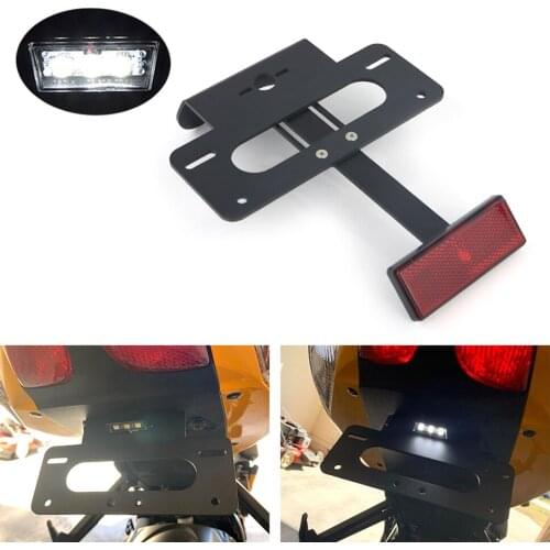 License Plate Holder Bracket LED Light Fit For Suzuki GSXR600 GSX-R 750 2011-2021 Motorcycle Rear Tail Tidy Fender Eliminator