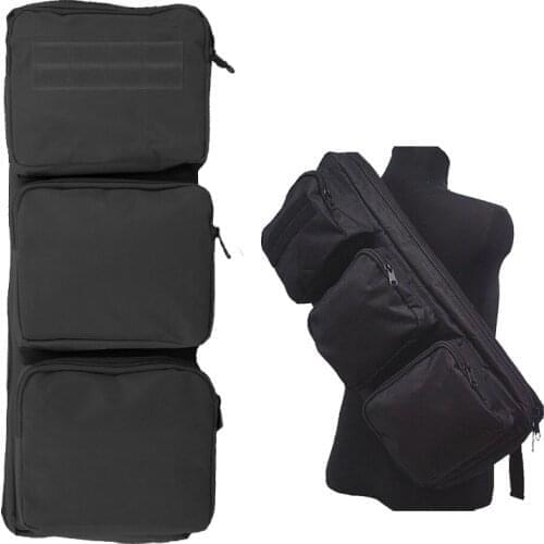 MP5 Tactical Backpack Outdoor CS Airsoft Hunting Rifle Gun Bag 65cm Single Shoulder Bag Oxford Rifle Case