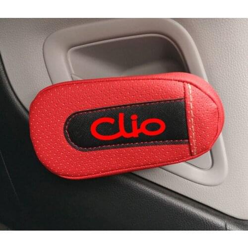 Pu Leather Knee Pad handrail pad Interior Car Accessories For Renault Clio