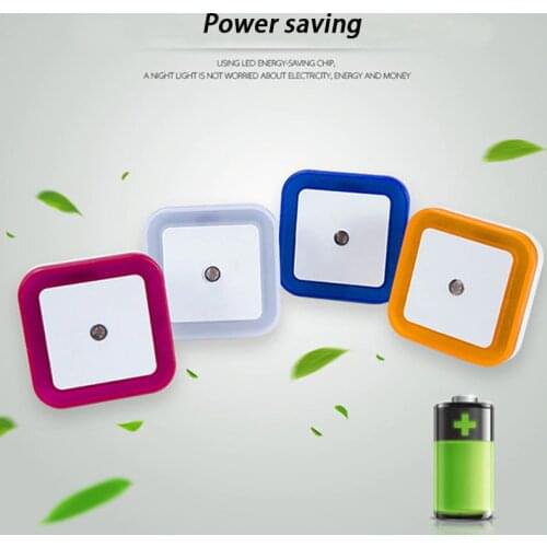 Night Light Bed Lamp New Fashion Novelty Romantic 0.5w For Baby Led Bulbs Emergency Dry Battery Atmosphere Card Of Plug Colors