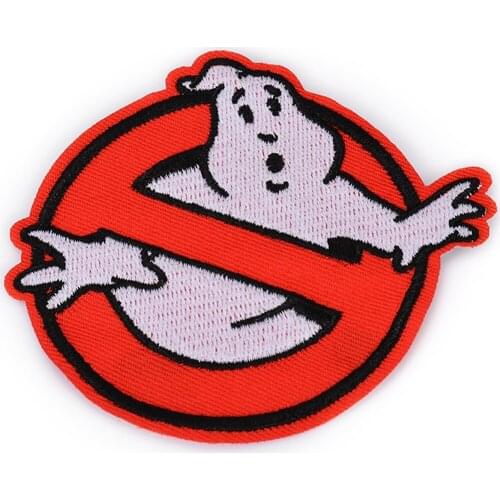 New Embroidered Ghost Busters Sew Iron On Patch Badges Bag Hat Jeans Applique Embroidered Patch Clothes Patch For Clothing