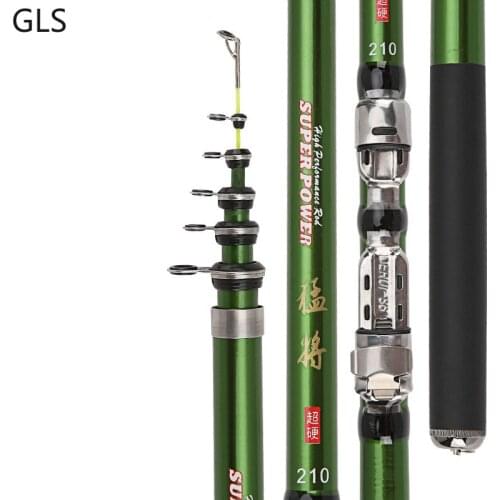 1.8M 2.1M 2.4M 2.7M 3.0M Portable Telescopic Fishing Rod Carp Feeder Rod Surf Spinning Rod