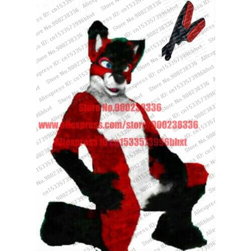 3-D Eyes Fursuit Fullsuit RED Huksy Dog Costumes Full Furry Suit Furries Anime Legs Teen Costumes Child Full Furry Suit