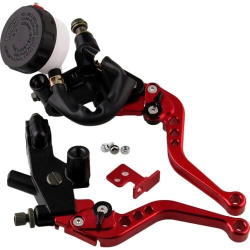 1 Pair Motorcycle Front Brake Clutch 7/8 Inch 22mm Brake Pump Clutch Handle Lever Handlebars For Yamaha Scooter Motorbike