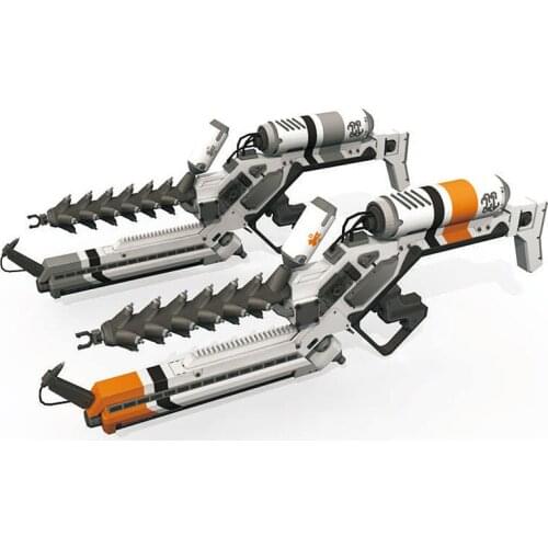 Area 9 Arc Step Alien Rifle 1:1 DIY 3D Paper Card Model Building Sets Construction Toys Educational Toys Military Model