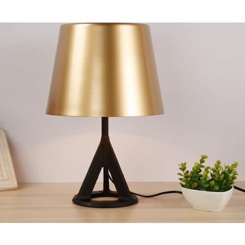 Tom Modern Cast Iron Table Lamp Brass Desk Lamp Contemporary Bedroom Study Table Lamp Home Bar Art Decor Lighting TA074