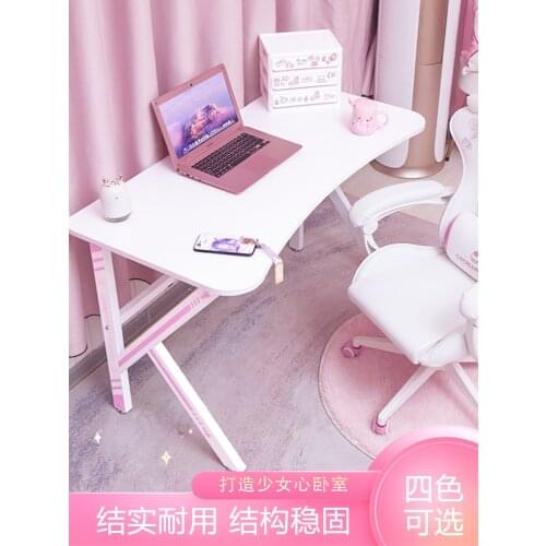 120x60x73.5cm White Computer Desk Home Desktop Game Desk Girls lovely Pink Gaming Table Modern Office Yellow Blue Colorful Desk
