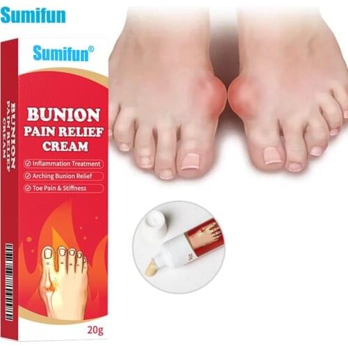 Sumifun1box Toe Gout Pain Relief Treatment Cream Bunions Split Relief Foot Thumb Arthritis Rheumatoid Joint Toe Swelling Relief