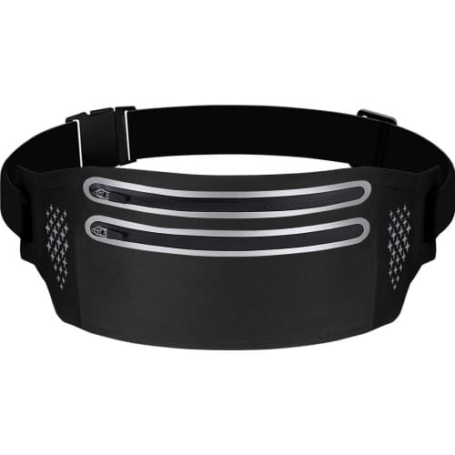 Slim Running Belt Pouch Workout Women Waist Fany Pack Gym Exercise Walking Travel Money Phone Holder Bag Men Jogging Pocket Belt