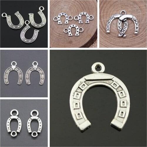Malzahar Horse Shoe Charms diy jewelry bracelet charms for jewelry making kit accessories