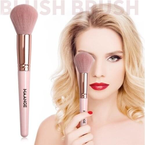 1Pc Makeup Brush Foundation Powder Face Brush Soft Face Blush Brush Professional Pink Cosmetics Make Up Tools