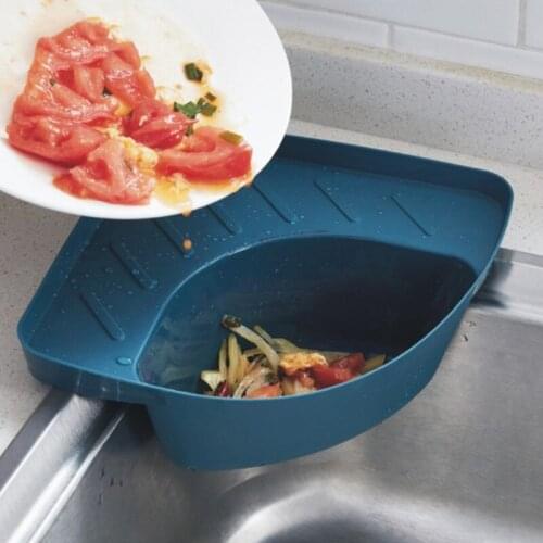 1Pcs New Big Triangle Storage Holder Multifunctional Kitchen Sucker Drain Shelf Storage Rack