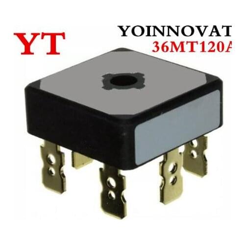 10pcs/lo 36MT120 36MT120 36MT120A RECT BRIDGE 3-PHA 1200V 35A D-63 Best quality