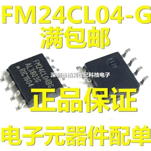 100% New&Original FM24CL04-G FM24CL04-GTR SOP8 10pcs/lot