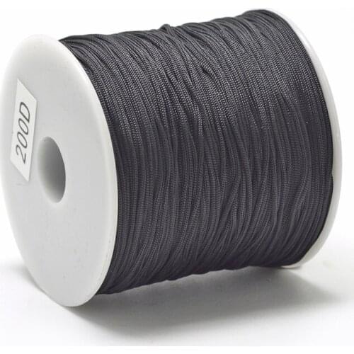 120m/roll 0.8mm Polyester Cord Rope String Macrame Thread for Jewelry Making DIY Bracelet Necklace Accessories Findings