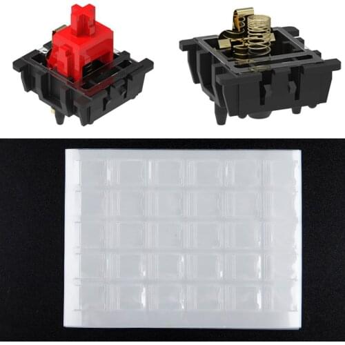 120Pcs/set Clear MX Switch Film For Mechanical Keyboard HTV Shaft Film Repair