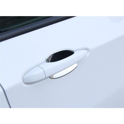ABS Exterior Door Bowl Cover Trim No Logo for Jeep Compass 2017+ Car Accessories Colorful Decal Stickers Exterior Decoration