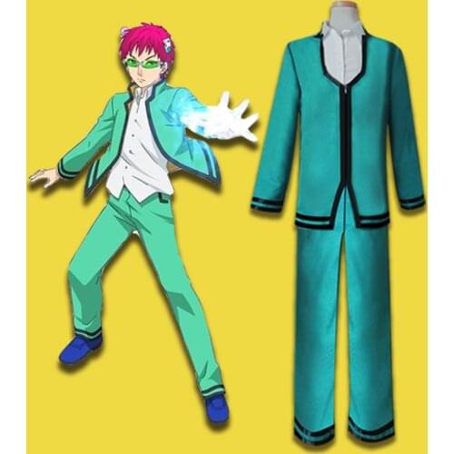 Anime Saiki Kusuo No Sai-nan The Disastrous Life of Saiki K Cosplay Costume Japanese School uniform Halloween Costume for Man
