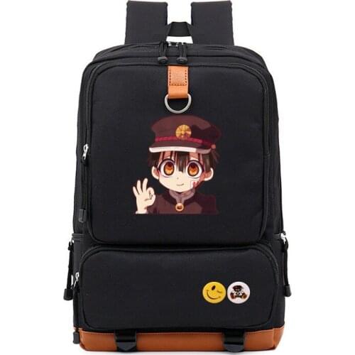 Anime Toilet-bound Jibaku Shounen Hanako Kun Cosplay Backpack Student School Shoulder Bag Laptop Travel Rucksack Gift