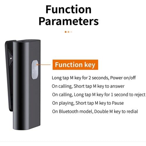Bluetooth-compatible Receiver 5.0 Wireless Audio Adapter Portable Receptor 3.5mm AUX Adapter Jack for Speaker Headphones