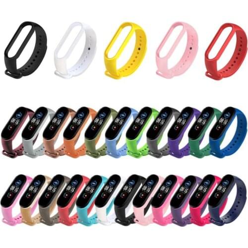 Mi band 6 bracelet For Xiaomi Mi Band 5 strap wristband Colorful Silicone watchBand Smart wristBand belt correa Miband 3 4 5 6