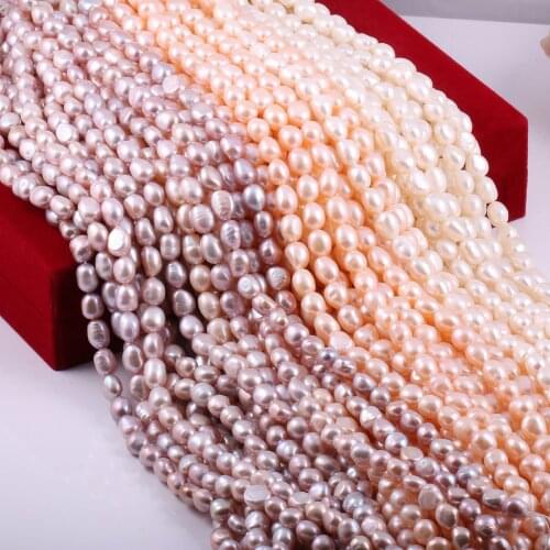 Natural Freshwater Pearls Beads High Quality Punch Loose Beads for Jewelry Making DIY Women Necklace Bracelet