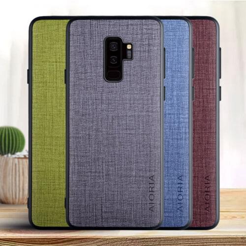 Case for Samsung galaxy S9 Plus Cross pattern PU leather cover phone for samsung galaxy s9 case funda coque capa