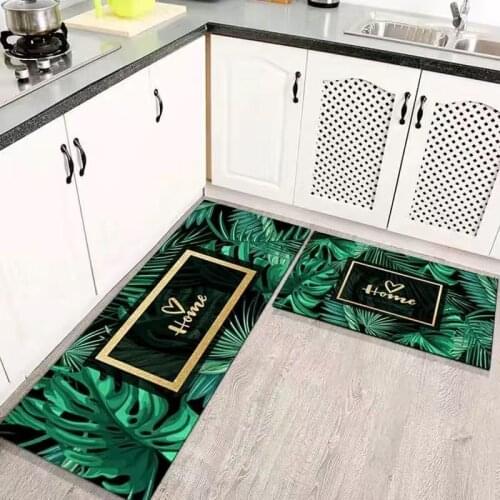 Long Kitchen Mat Bath Carpet Floor Mat Home Entrance Doormat Modern Kitchen Rug Tapete Absorbent Bedroom Living Room Floor Mats