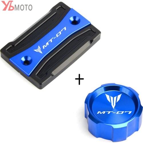 For Yamaha MT-07 MT 07 mt07 FZ07 2014-2021 2020 2019 Motorcycle CNC Front & Rear brake Fluid Cylinder Master Reservoir Cover Cap