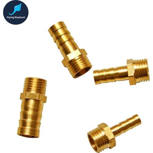 Hose Fittings Water Splitter, 6mm 8mm 10mm 12mm G1/4 Brass Pagoda Joint Water Tube Connector, 1 Piece