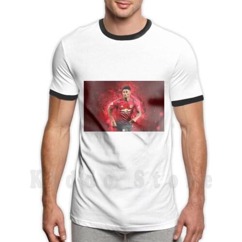 Marcus T Shirt Print For Men Cotton New Cool Tee Marcus England Football Soccer